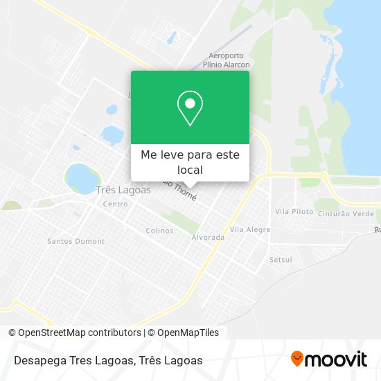 Desapega Tres Lagoas mapa