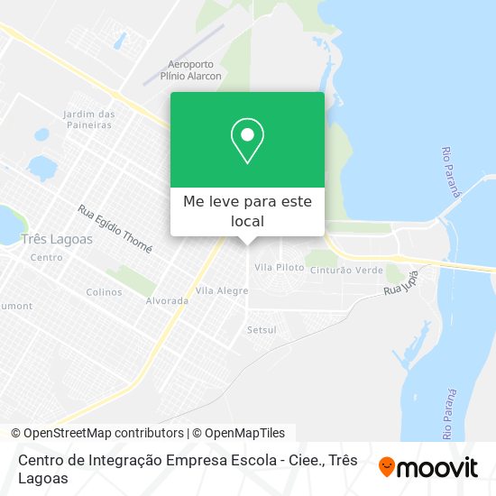 Centro de Integração Empresa Escola - Ciee. mapa