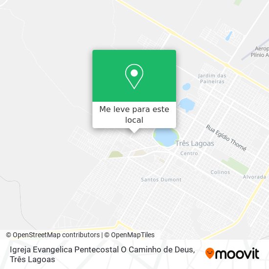 Igreja Evangelica Pentecostal O Caminho de Deus mapa