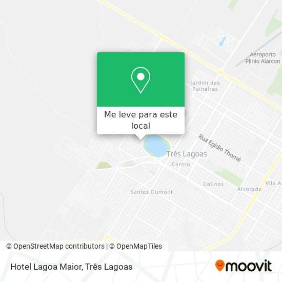Hotel Lagoa Maior mapa