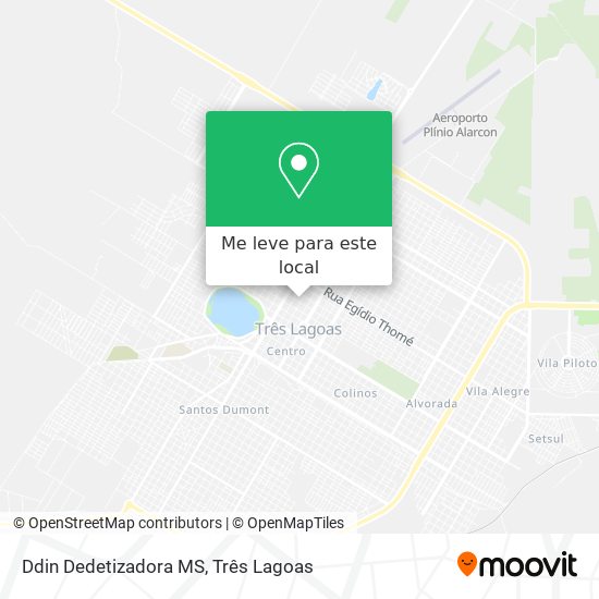 Ddin Dedetizadora MS mapa