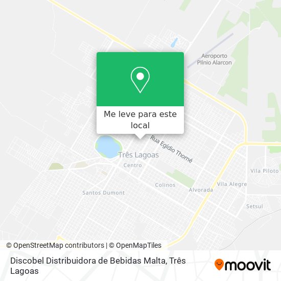 Discobel Distribuidora de Bebidas Malta mapa