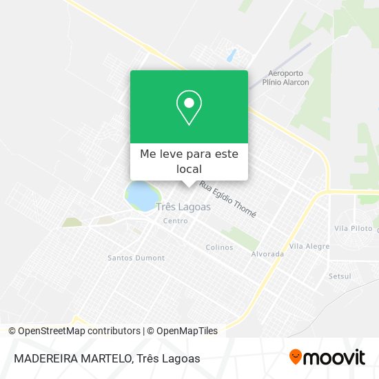 MADEREIRA MARTELO mapa