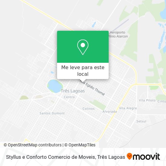 Styllus e Conforto Comercio de Moveis mapa