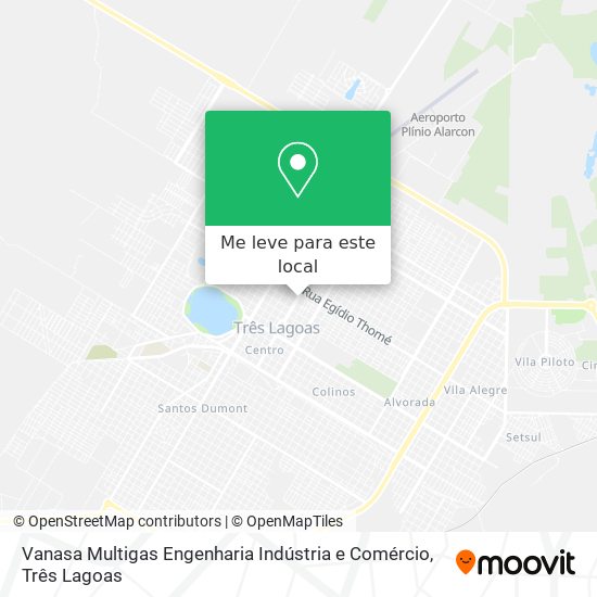 Vanasa Multigas Engenharia Indústria e Comércio mapa