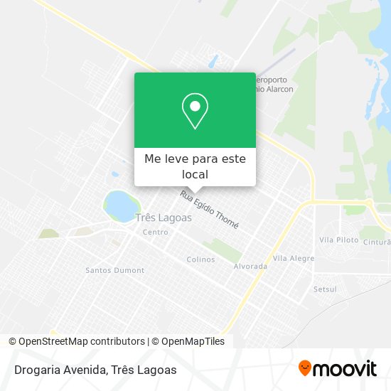 Drogaria Avenida mapa