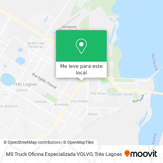 MS Truck Oficina Especializada VOLVO mapa