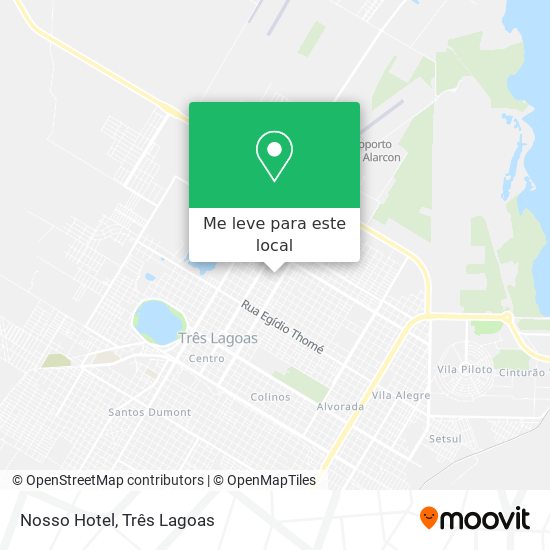 Nosso Hotel mapa