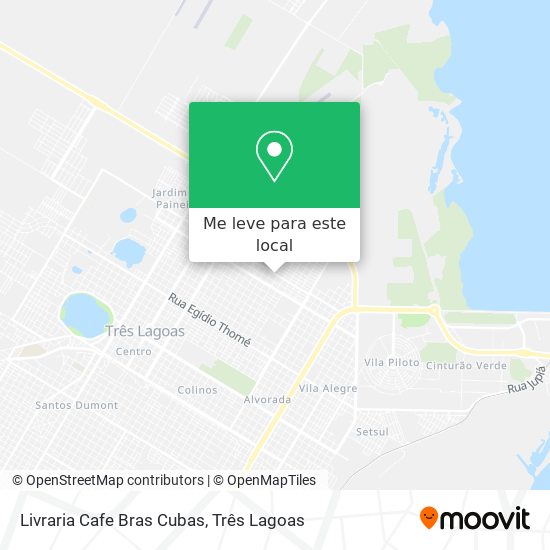 Livraria Cafe Bras Cubas mapa
