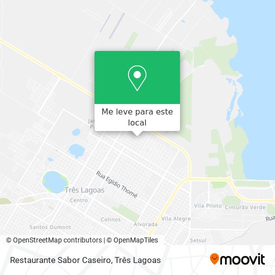 Restaurante Sabor Caseiro mapa