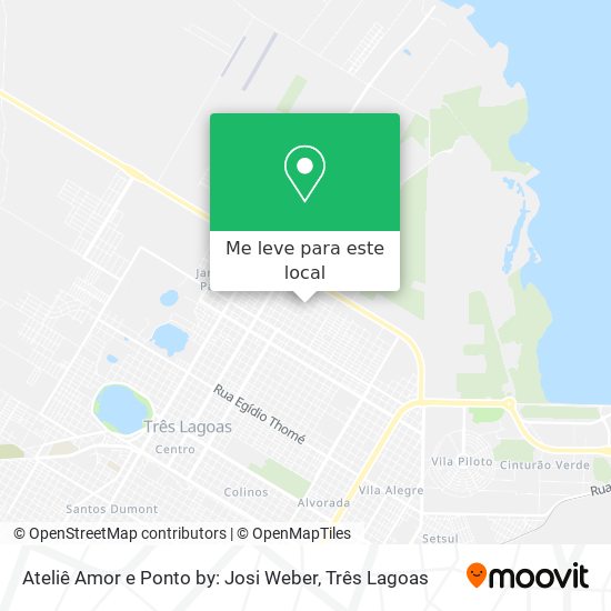 Ateliê Amor e Ponto by: Josi Weber mapa