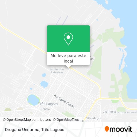 Drogaria Unifarma mapa