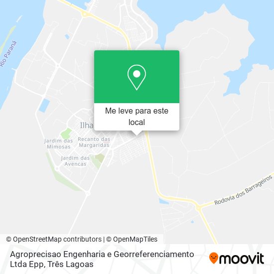 Agroprecisao Engenharia e Georreferenciamento Ltda Epp mapa