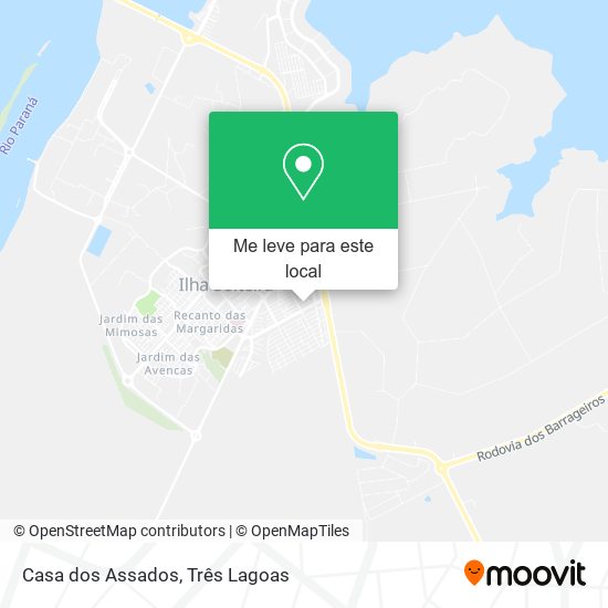 Casa dos Assados mapa