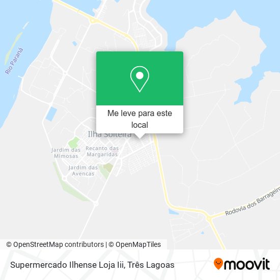 Supermercado Ilhense Loja Iii mapa