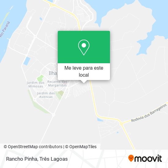 Rancho Pinha mapa