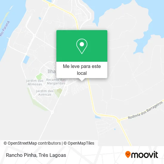 Rancho Pinha mapa
