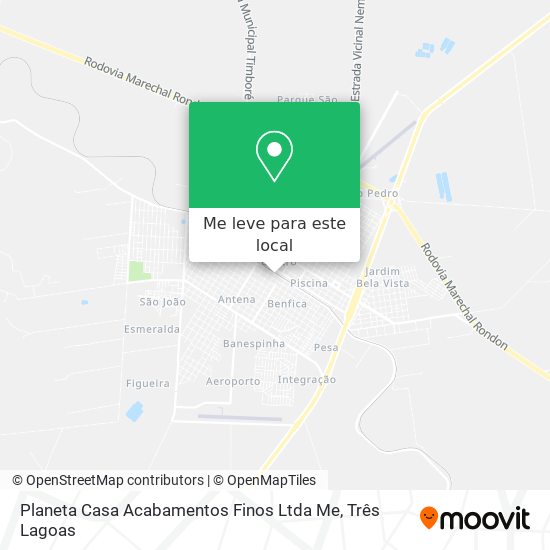 Planeta Casa Acabamentos Finos Ltda Me mapa