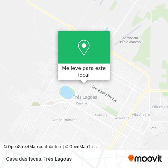Casa das Iscas mapa