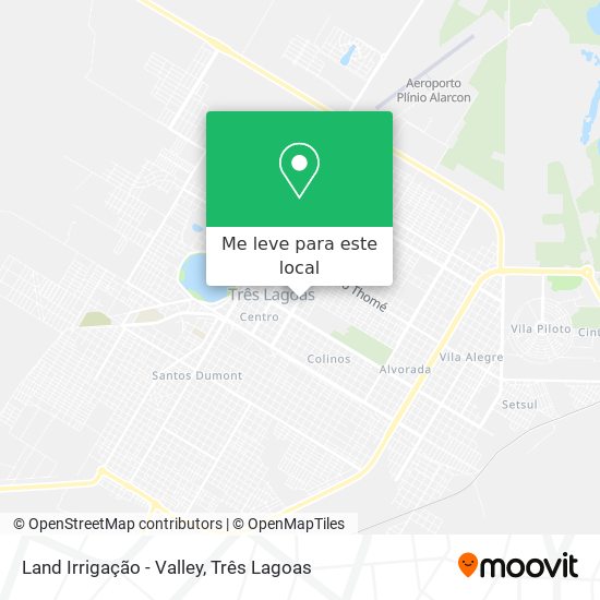 Land Irrigação - Valley mapa