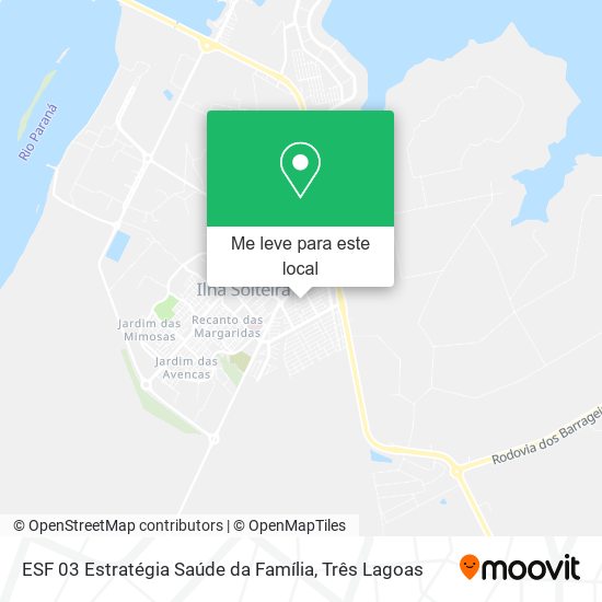 ESF 03 Estratégia Saúde da Família mapa