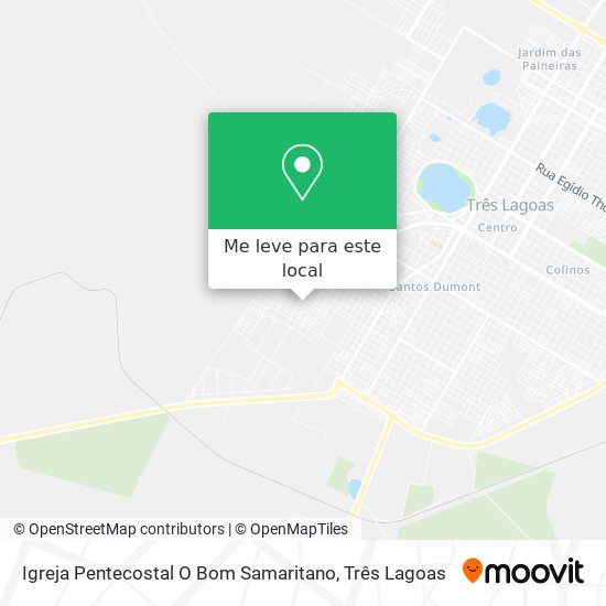 Igreja Pentecostal O Bom Samaritano mapa