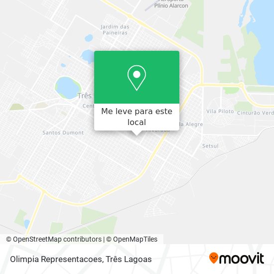 Olimpia Representacoes mapa