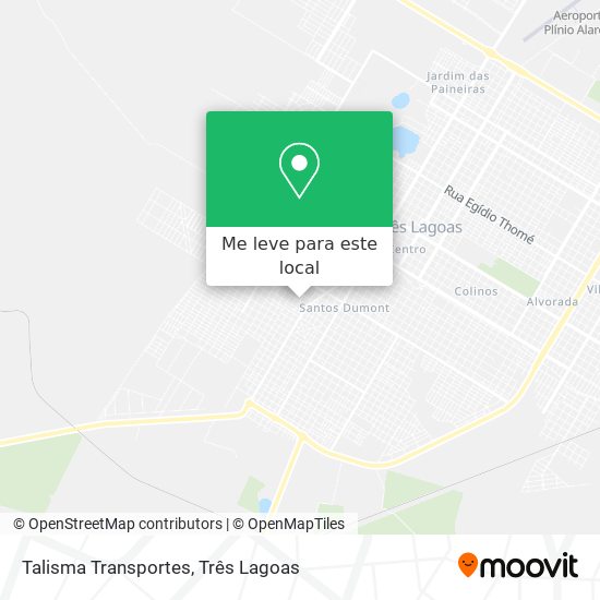Talisma Transportes mapa