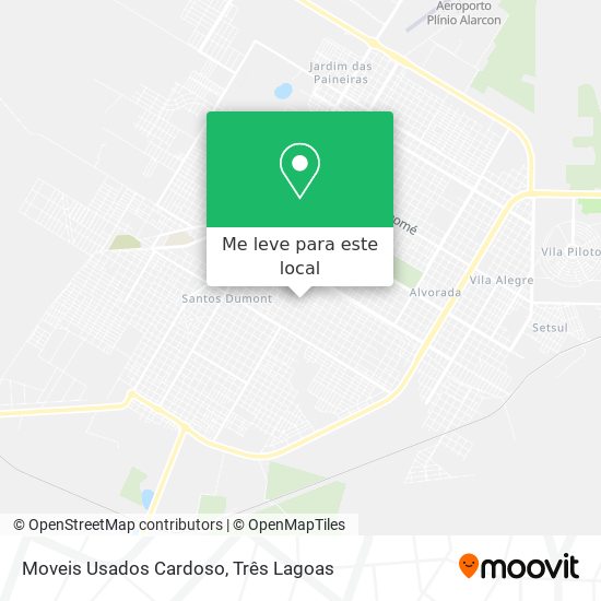 Moveis Usados Cardoso mapa