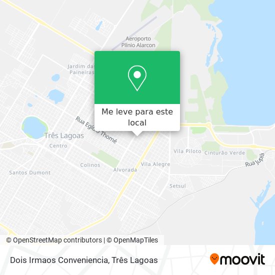 Dois Irmaos Conveniencia mapa