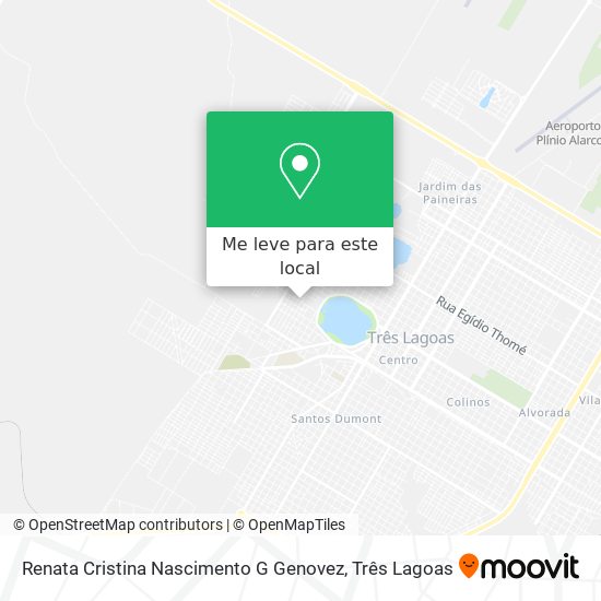 Renata Cristina Nascimento G Genovez mapa