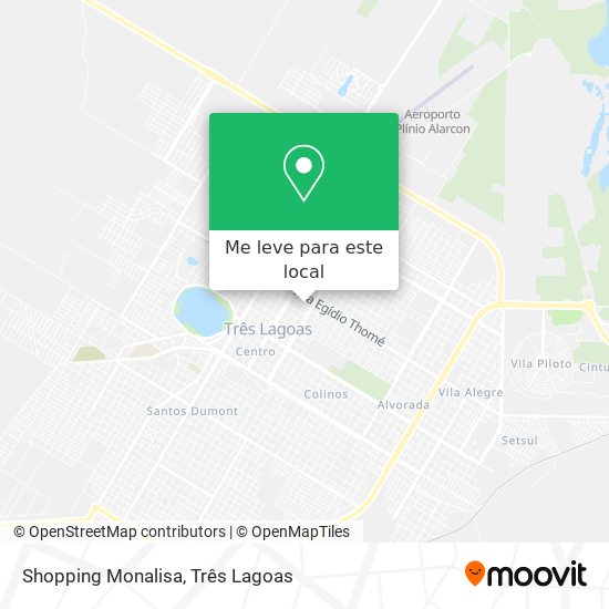 Shopping Monalisa mapa