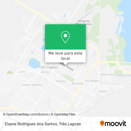 Elayne Rodrigues dos Santos mapa