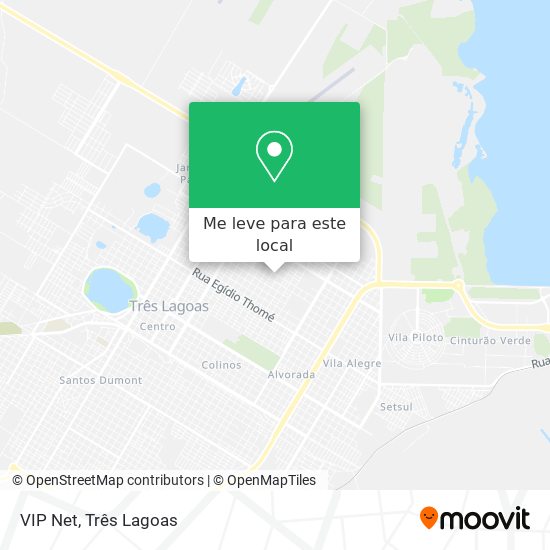 VIP Net mapa