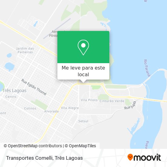 Transportes Comelli mapa
