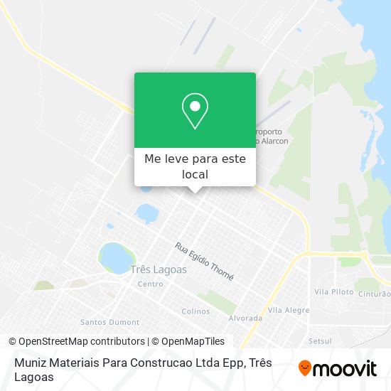 Muniz Materiais Para Construcao Ltda Epp mapa