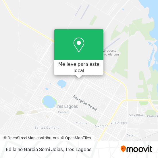 Edilaine Garcia Semi Joias mapa