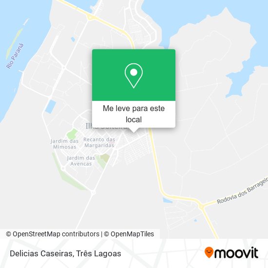 Delicias Caseiras mapa