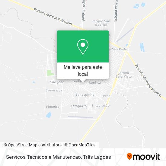 Servicos Tecnicos e Manutencao mapa