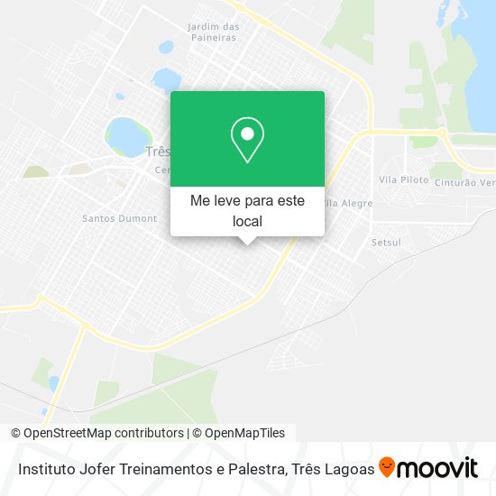 Instituto Jofer Treinamentos e Palestra mapa
