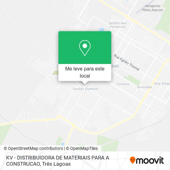 KV - DISTRIBUIDORA DE MATERIAIS PARA A CONSTRUCAO mapa