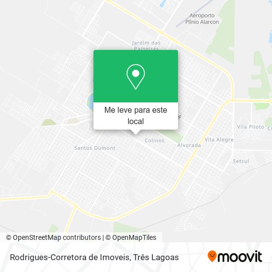 Rodrigues-Corretora de Imoveis mapa