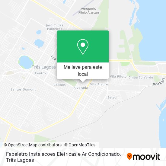 Fabeletro Instalacoes Eletricas e Ar Condicionado mapa