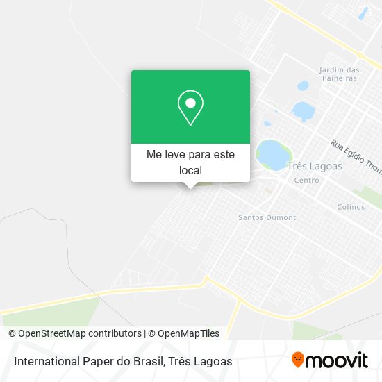 International Paper do Brasil mapa