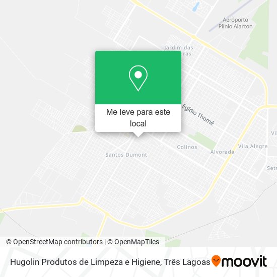 Hugolin Produtos de Limpeza e Higiene mapa