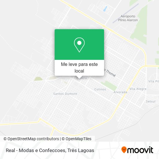 Real - Modas e Confeccoes mapa