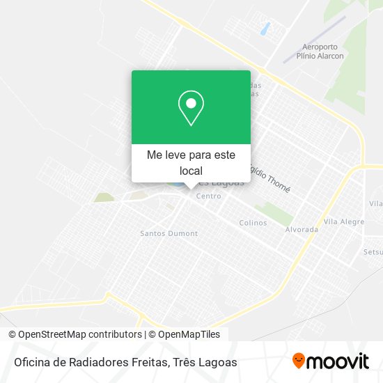 Oficina de Radiadores Freitas mapa