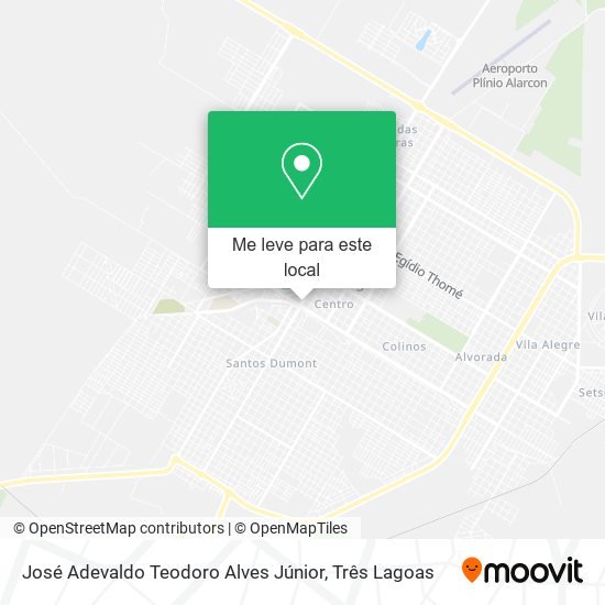 José Adevaldo Teodoro Alves Júnior mapa
