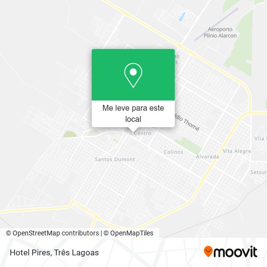 Hotel Pires mapa