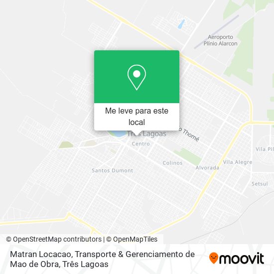 Matran Locacao, Transporte & Gerenciamento de Mao de Obra mapa